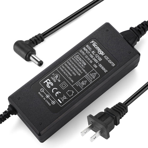 Facmogu 12V 10A Power Supply AC to DC Adapter, 100V-240V to 12V 10A 120W, 5.5x2.5mm & 5.5x2.1mm Tip