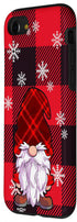 iPhone SE (2020) / 7 / 8 Christmas Phone Case Red Buffalo Plaid Gnomes Snowflake Case
