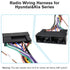K2 42Pin 16Pin Car Radio Stereo Wiring Harness Kit Compatible with Hyundai Accent Elantra Sonata Tucson Kia Optima Rio