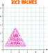 Generic Set 3Pcs 3 Inches Pink Women at Work Holographic Stickers Hard Hat Sticker for Women Feminist Construction Sign