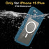 Phone Case Compatible with iPhone 15 Plus - Magnetic Waterproof DropProof DirtProof Heavy Duty Full Body Protection