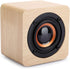 Retro Wireless Bluetooth Speaker, Yellow Wooden USB-Powered Portable Speaker with HD Sound and Rich Bass for PC