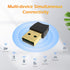 Bluetooth 5.3 USB Adapter for Desktop PC, Plug & Play Mini Dongle Receiver & Transmitter, Compatible with Laptop,