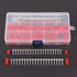 Hilitchi 300Pcs (50set) 2.54mm 2-Pin Female & Male Red Plug Housing Crimp Terminal Connector Kit Compatible with JST SYP