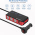 Car Cigarette Lighter Adapter, 30W USB C Charger with Quick Charge 3.0, Fast USB Charger for iPhone 14/13/12 Pro