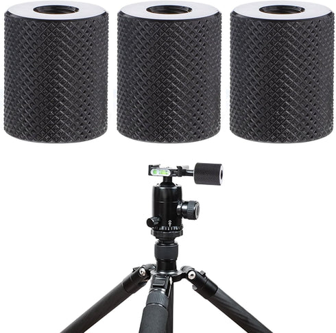 Xelsluthe Camera Screw Converter 1/4" to 1/4", 3pcs 1/ 4 " Female Double