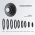 Neewer 9 Pieces Lens Filter Rings Set, Anodized Aluminum, Includes 37-49mm to 77-82mm