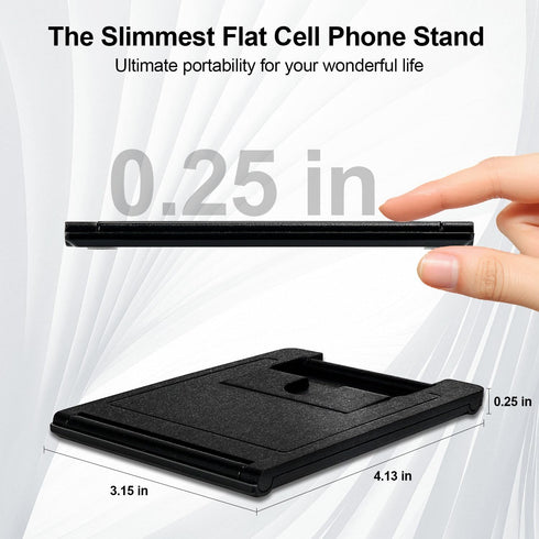 EIELST 2 Pack 17 16 15 14 13 2 Folding Cell Phone Stand - Adjustable Portable Foldable Desktop Phone Holder Compatible
