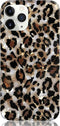 J.west Sparkly Animal Leopard Print Case for iPhone 13 Pro 6.1 inch - Vintage Cheetah Glitter TPU Slim Protective Cover