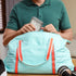 Portable Travel Data Cable Organizer Box with Lid, Phone Charger Organizer for Small Personal Items, Data Cables