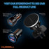 HUSSELL Magnetic Phone Car Mount, 360° Adjustable Air Vent Phone Holder - Compatible with Any Cell Phone