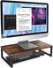 ARCOBIS 20 Inch Monitor Riser, Wood & Metal Computer Monitor Stand Riser