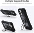 MARKILL Heavy-Duty Case for iPhone 13 Pro Max 6.7 Inch with Ring Stand, Shockproof Phone Cover & Magnetic Car Mount