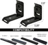TXEsign Soundbar Wall Mount for JBL, Bose, Samsung, Vizio, Sony Sound bar with Hook and Loop Straps Metal Sound Bar