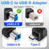 Duttek 2 Pack USB C to USB Type B Converter, USB C Male to Printer Male Adapter for Audio Devices/External Hard