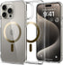 Spigen iPhone 15 Pro Max Case - Magnetic Ultra Hybrid MagFit, Military-Grade Protection, Anti-Yellowing, Gold, MagSafe