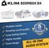 KLIM B4 MP3 Boombox CD Player Portable Audio System - New - AM/FM Radio with CD Player Bluetooth AUX USB - Wired