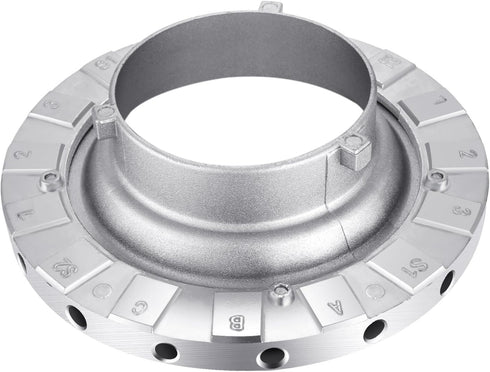 Neewer Metal Bowens Speed Ring Speedring Adapter for Bowens Softbox for Speedlite Studio Flash Strobe Monolight