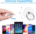 Cell Phone Ring Holder Stand - 5 Pack, Transparent Finger Kickstand, Compatible with iPhone