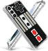 Hard PC Bumper Shockproof Clear Soft Slim Design Case for Samsung Galaxy S21 Plus 6.7inch 2021 - Retro Game