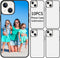 10 PCS Sublimation Blank Phone Case for iPhone 15 6.1 Inch, Matte Black Soft Shockproof DIY Customize