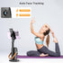 Voinap 360 Auto Face Tracking Phone Holder with Remote and Light, Rotation Tripod Stand for Call Phone, GoPro, Compact
