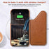 LOHASIC Wallet Case for iPhone XR, Brown, 5 Card Holder Phone Cover, Magnetic Clasp, Kickstand Flip Folio