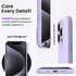 ORNARTO iPhone 15 Pro Case 6.1", Liquid Silicone 3 Layers Full Covered Soft Gel Rubber Cover, Shockproof Protective