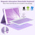 Keyboard Case for iPad 10.2" 9th/8th/7th Generation, Purple, with Detachable Bluetooth Keyboard and Pencil Holder