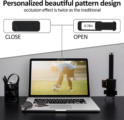 Ymapinc 4Pcs Camera Cover Laptop, Webcam Cover Slide for Privacy Safe Suitable for Computer Mobile Phones Laptops