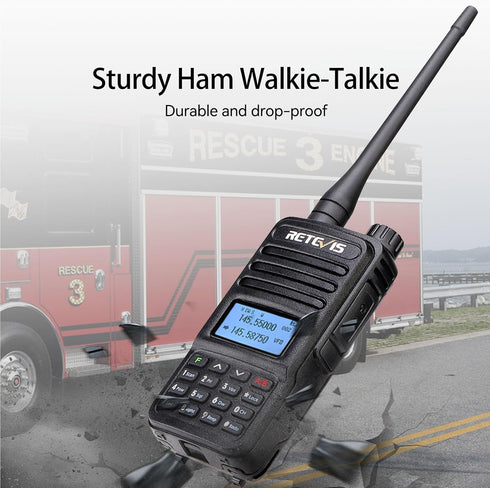 Retevis RT85 Ham Radios Long Range, Rechargeable Walkie Talkies, Dual Band Radio for Family Survival Gear