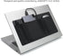 AMOZIFY 3-Pocket Organizer, Mouse Holder for Laptop Stick On, Adhesive Pouch & External Hard Drive Sleeve, SSD Storage