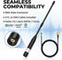 Meshnology 915MHz 10dBi 40cm V3 V4 32 (2PCS,Black) Meshtastic LoRa Antenna High Gain, Long Range SMA Male Omni Whip