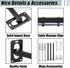 2-Be-Best 12IN 31CM 1/4" M4 M6 Projector Wall Mount Ceiling Projector Mount Longer Length / Wall Projectors Mounts