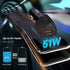 (10pack) SUNDA USB C Fast Car Charger 51W, Dual Ports PD/PPS&QC3.0, Compatible with iPhone 16/15 Pro/14 Mini