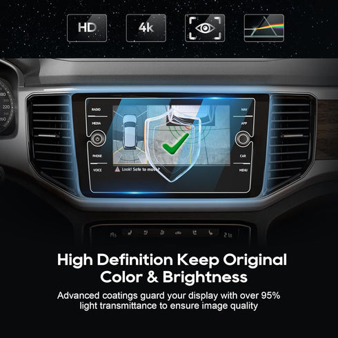 LFOTPP Atlas Screen Protector for Volkswagen Atlas, Golf MK7, Tiguan, Passat - Anti Scratch High Clarity