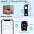 Tripod 75" Camera Tripod, Lightweight Travel Cell Phone Tripod with Wireless Remote, Professional Aluminum Tripod for