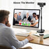 LenTok C922 C930e C920S C920 C615 C960 C920x 4K, 1/4'' Telescopic Webcam Tripod Stand for Desk with Phone Holder