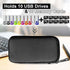 JBOS 10 10 USB Flash Drive Case with USB Drive Slots and Memory Card Slots Storage Organizer Case Holder for Thumb