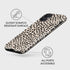 BURGA Cute Phone Case for iPhone 12, Trendy Aesthetic Hard Shell Protection, Almond Latte