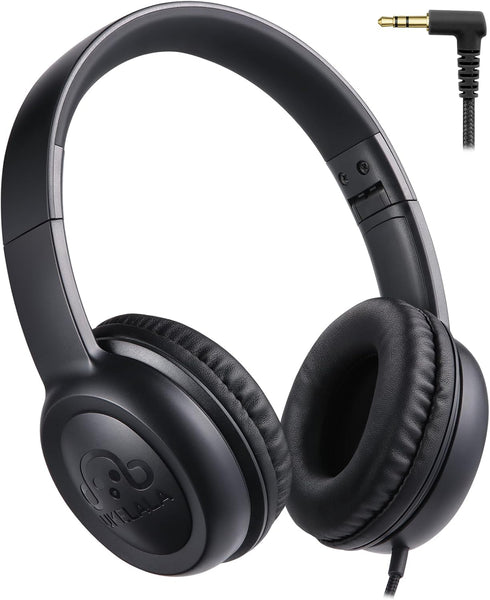 C3 Kids Headphones Wired, On-Ear for Boys Girls with 3.5mm Jack, Foldable, Adjustable Headband, Child Headphones for