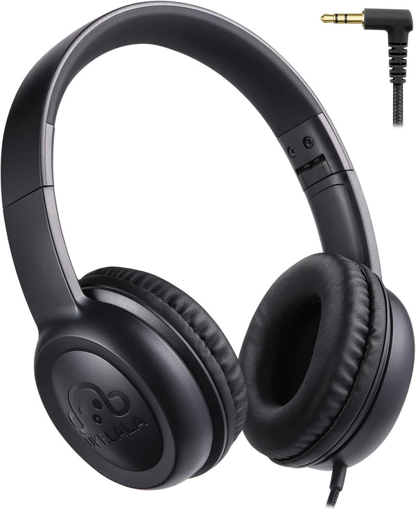 C3 Kids Headphones Wired, On-Ear for Boys Girls with 3.5mm Jack, Foldable, Adjustable Headband, Child Headphones for