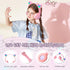 Kids Wireless Headphones, Bluetooth Over Ear Headset with Microphone, Cat Ear LED Light, Foldable Earphones for