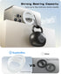 Magnetic Phone Grip for iPhone 15/14/13/12 Pro Max/Plus, Removable Loop Grip with Silicone Soft Finger Strap (White)