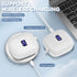 TAGRY X08 Wireless Headphone Case with LED Display Window - Silicone Protective Cover with Keychain