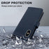 MONASAY Wallet Case for iPhone Xs MAX, 6.5-inch, Glass Screen Protector Included, RFID Blocking Flip Folio Cover