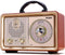 PRUNUS J-110 Retro Vintage Portable Radio AM FM, Battery Powered & Rechargeable, Shortwave Radio