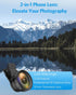 AMIR 2026 0.45X (140) 12.5X 2-in-1 15/14/13/12, Phone Camera Lens Kit, New Super Wide Angle Lens with Macro Lens