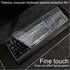 ANRACHEL 104/107 Universal Clear Desktop Computer Keyboard Protection Skin Protector Cover for PC Keys Standard