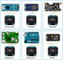 Meshnology 5 0.96 Inch 128x64 I2C SSD1315 ESP32 Pcs OLED Display Module Pixel IIC OLED Screen Driver Self-Luminous